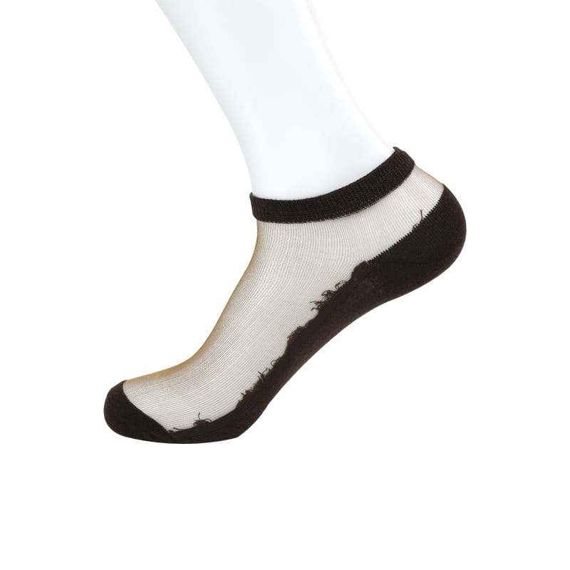 Bas fins en nylon et coton, bas en soie cristal, chaussettes de bateau antidérapantes pour Massage, pour hommes