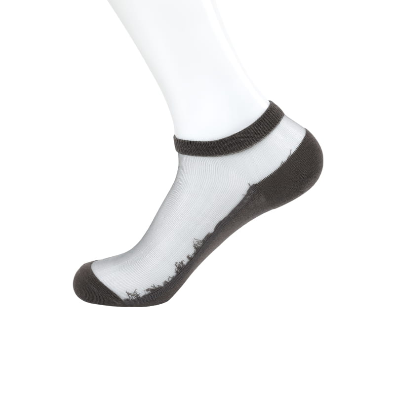 Bas fins en nylon et coton, bas en soie cristal, chaussettes de bateau antidérapantes pour Massage, pour hommes