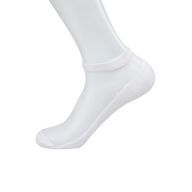 Bas fins en nylon et coton, bas en soie cristal, chaussettes de bateau antidérapantes pour Massage, pour hommes