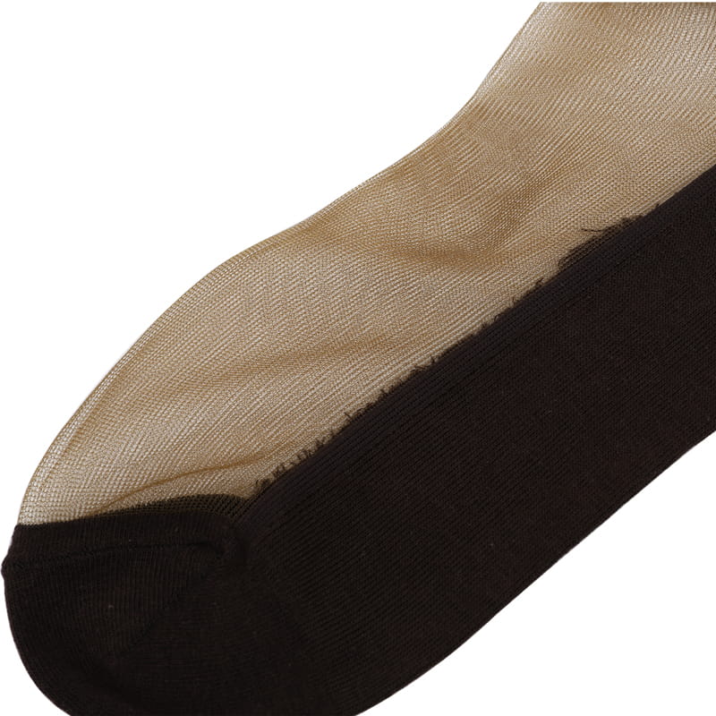 Bas fins en nylon et coton, bas en soie cristal, chaussettes de bateau antidérapantes pour Massage, pour hommes