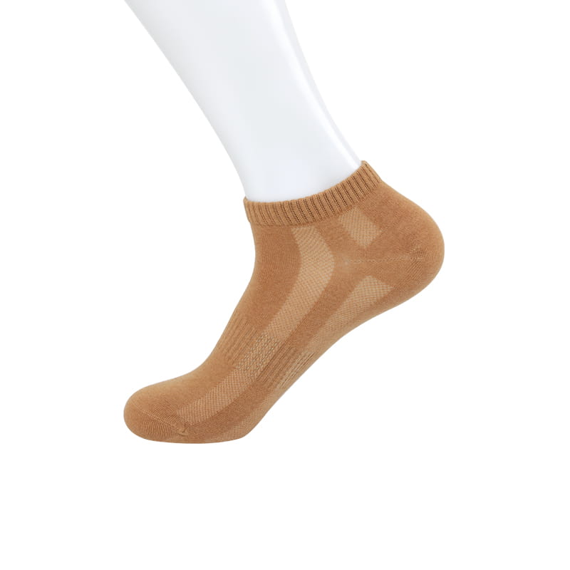 Confort décontracté Coton de couleur douce naturelle Chaussettes bateau respirantes absorbant l'humidité