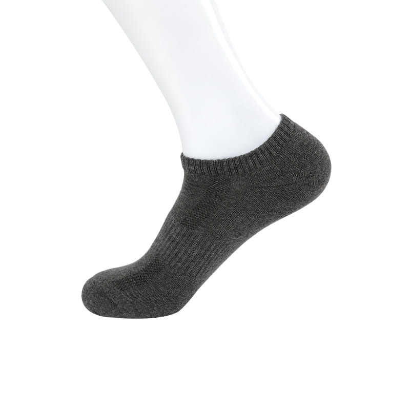 Bas de serviette en coton peigné antibactérien et déodorant qui évacue l'eau, chaussettes bateau pour hommes