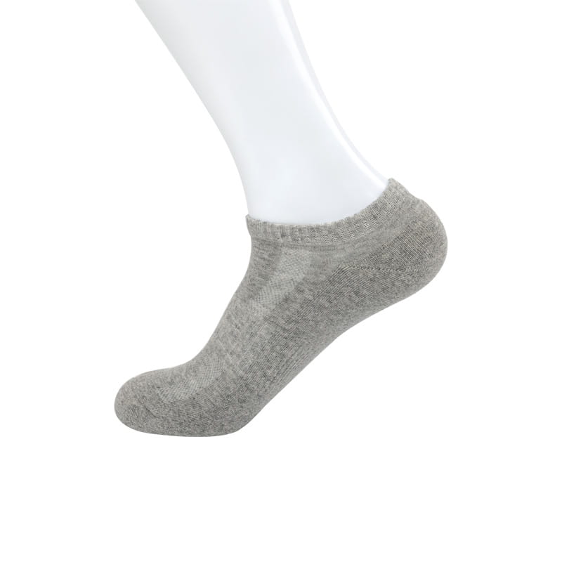 Bas de serviette en coton peigné antibactérien et déodorant qui évacue l'eau, chaussettes bateau pour hommes