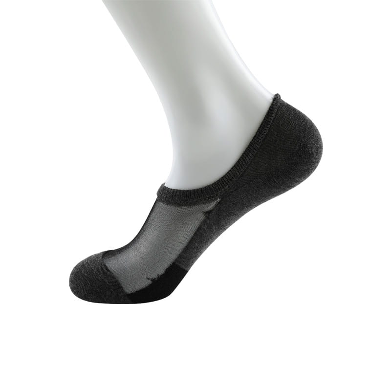 Chaussettes d'été fines en nylon et soie transparentes, en coton, fond de massage, multi-talons invisibles, pour hommes