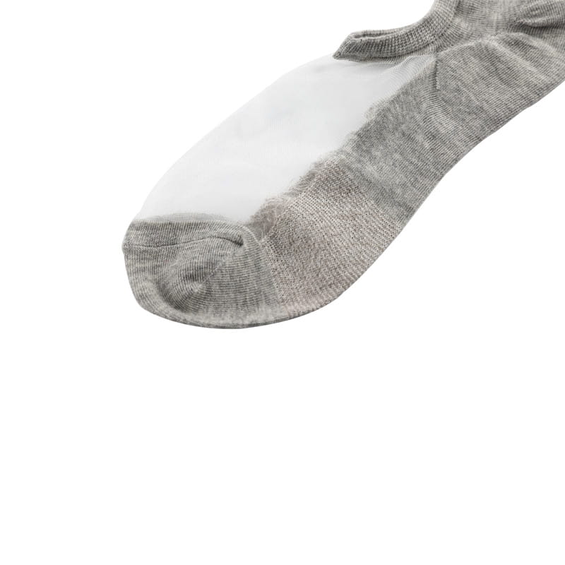 Chaussettes d'été fines en nylon et soie transparentes, en coton, fond de massage, multi-talons invisibles, pour hommes