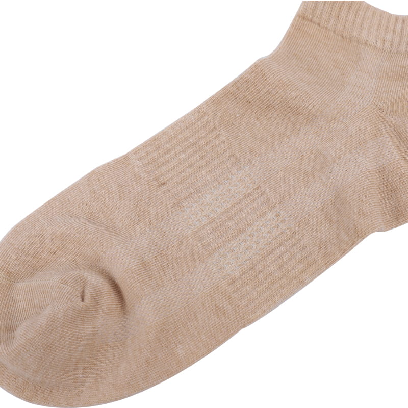 Confort décontracté Coton de couleur douce naturelle Chaussettes bateau respirantes absorbant l'humidité