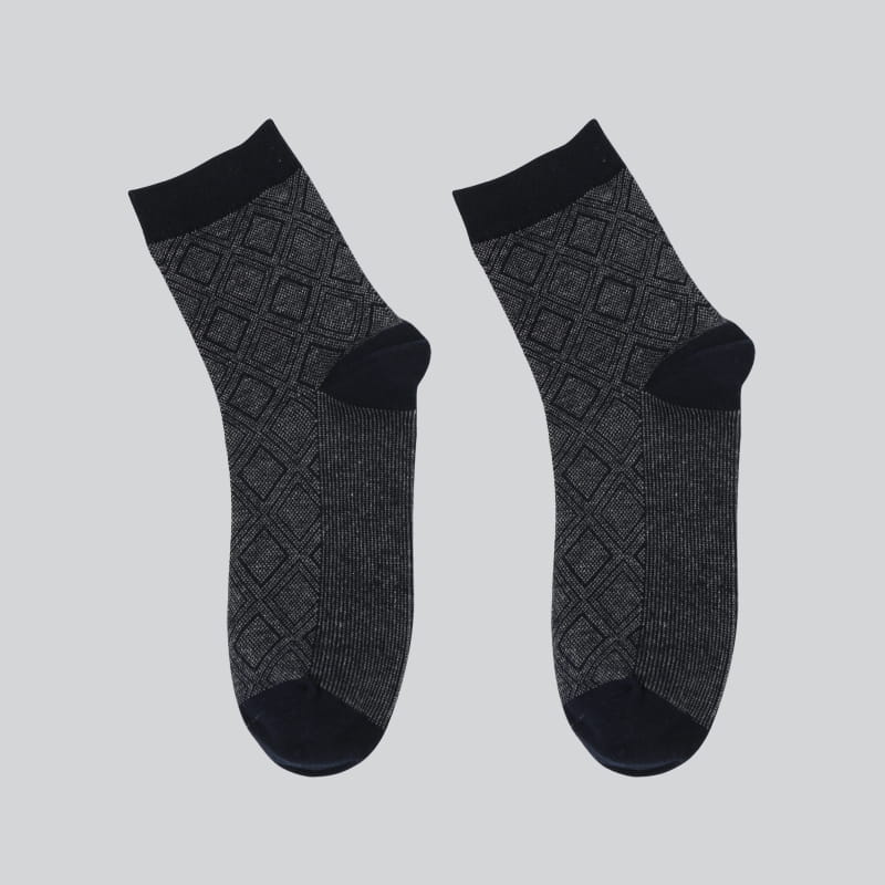 Chaussettes d'hiver en coton pour hommes, nouveau modèle de diamant, décontracté, Business, vente en gros