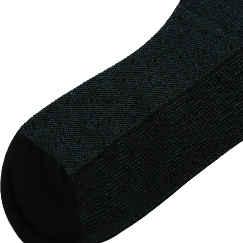 Chaussettes d'affaires décontractées et confortables à rayures verticales pour hommes, chaussettes en coton cousues à la main