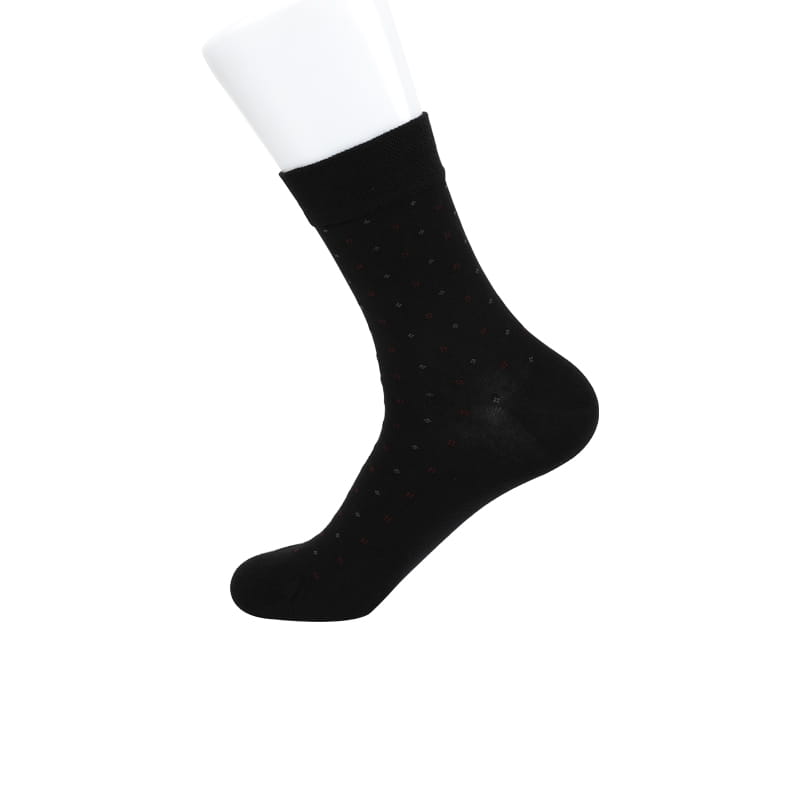 Chaussettes décontractées en coton pour hommes, manchette ample, quatre points, petite fleur, lien à la main