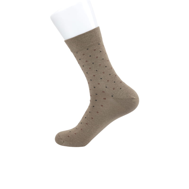 Chaussettes décontractées en coton pour hommes, manchette ample, quatre points, petite fleur, lien à la main