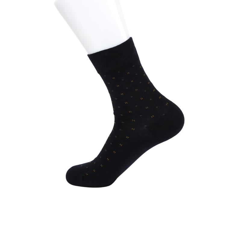 Chaussettes décontractées en coton pour hommes, manchette ample, quatre points, petite fleur, lien à la main