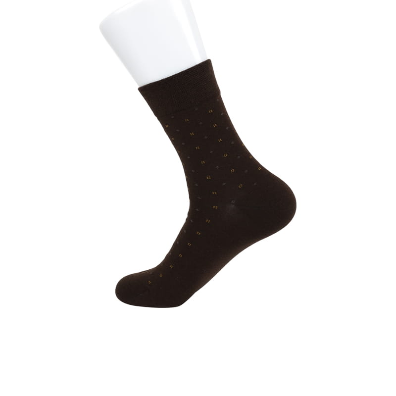 Chaussettes décontractées en coton pour hommes, manchette ample, quatre points, petite fleur, lien à la main