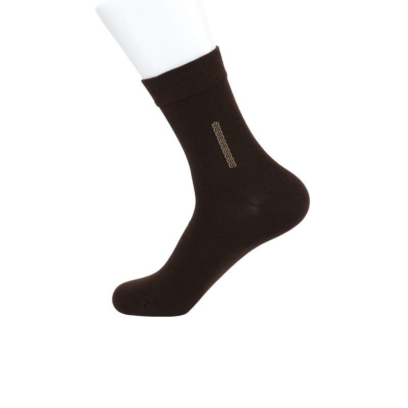 Chaussettes décontractées amples en coton cousues à la main Luokou pour hommes