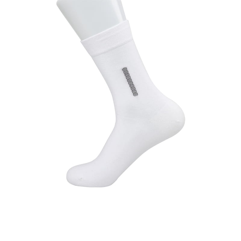 Chaussettes décontractées amples en coton cousues à la main Luokou pour hommes