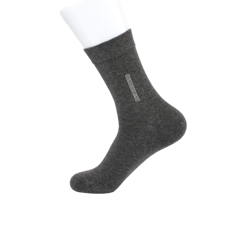 Chaussettes décontractées amples en coton cousues à la main Luokou pour hommes