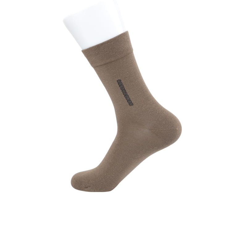 Chaussettes décontractées amples en coton cousues à la main Luokou pour hommes