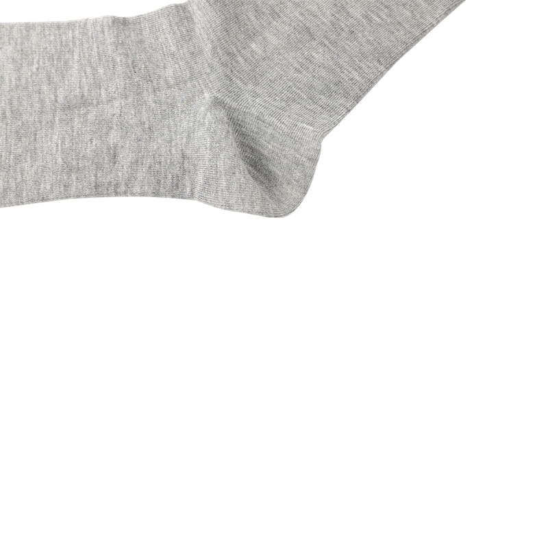 Chaussettes pour hommes en coton à bouche roulée naturelle talon renforcé cousu à la main chaussettes pour hommes super douces