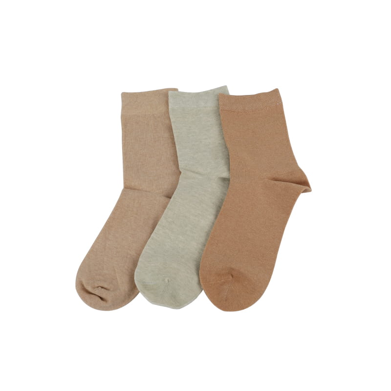 Chaussettes pour hommes en coton de couleur naturelle, respirantes, absorbant l'humidité, épaisses et inoffensives, cousues à la main