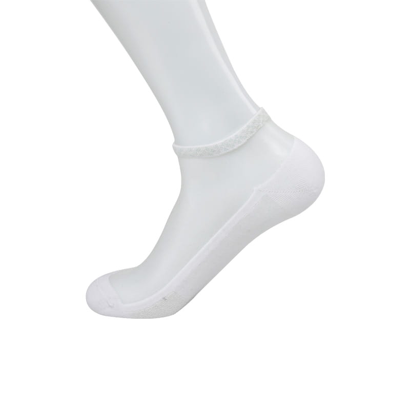 Chaussettes d'été fines en nylon et soie transparentes, antidérapantes, pour massage, bateau pour hommes