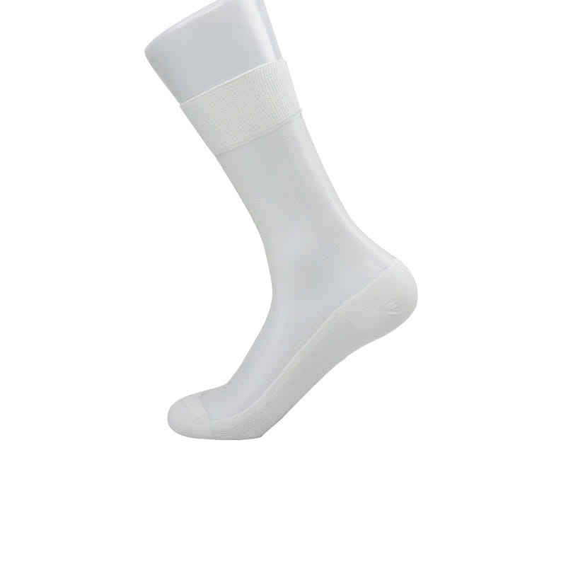 Chaussettes pour hommes en fibre de bambou douce, fleur diagonale, couture à la main, automne et hiver