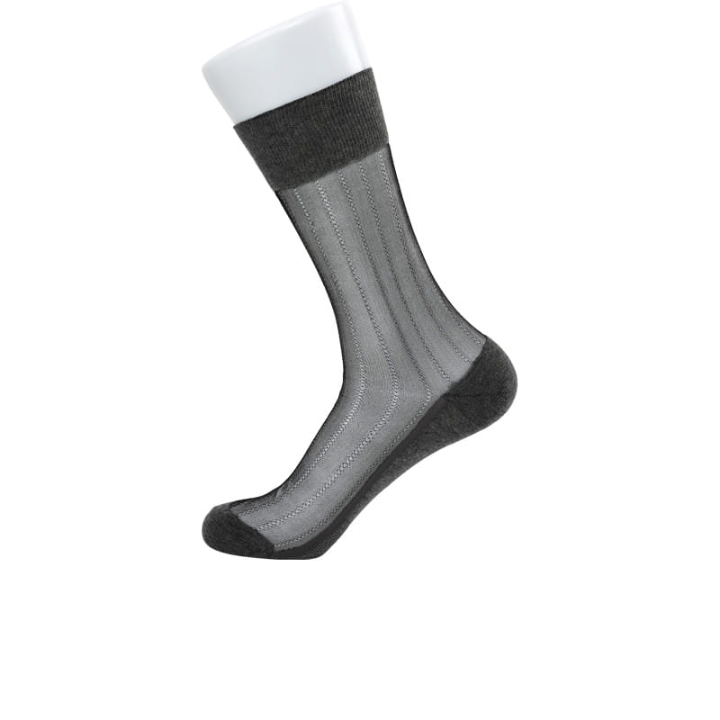 Chaussettes pour hommes en fibre de bambou douce, fleur diagonale, couture à la main, automne et hiver