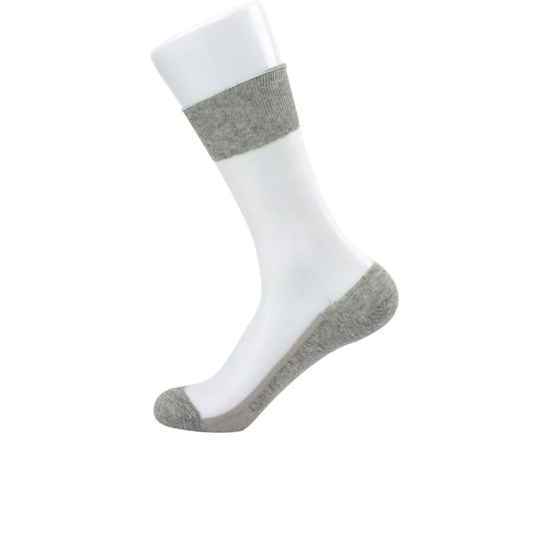 Chaussettes pour hommes en fibre de bambou douce, fleur diagonale, couture à la main, automne et hiver