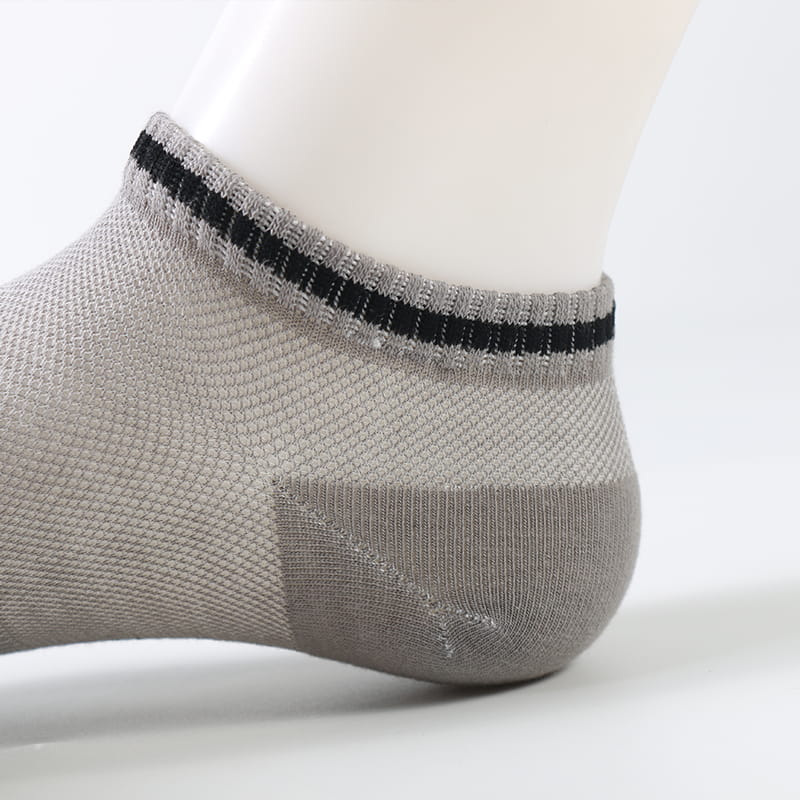 Chaussettes de sport en coton peigné pour hommes, maille fine, course à pied, sport