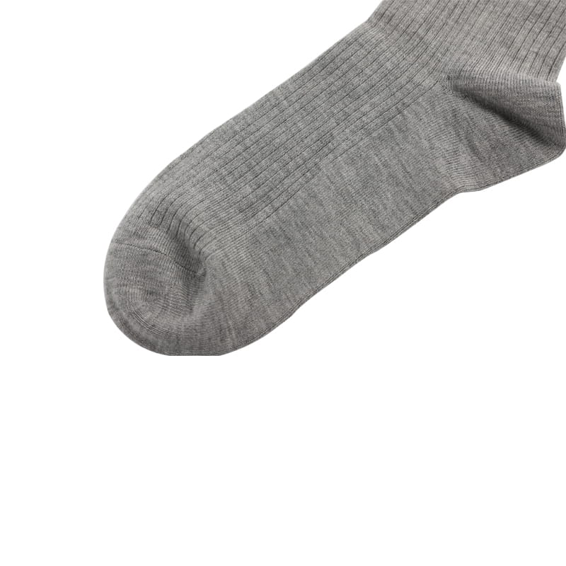 Chaussettes en soie filée douce pour hommes d'affaires, couture à la main de haute qualité, double aiguille, cordon de serrage