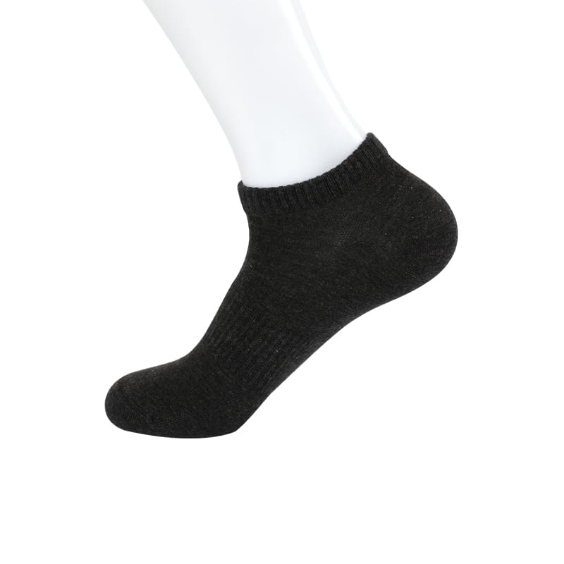 Chaussettes bateau homme en coton peigné uni cousues main