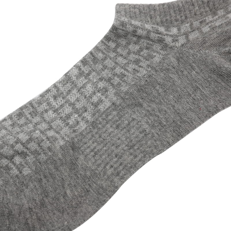 Chaussettes bateau homme en coton peigné uni cousues main