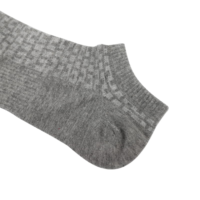 Chaussettes bateau homme en coton peigné uni cousues main