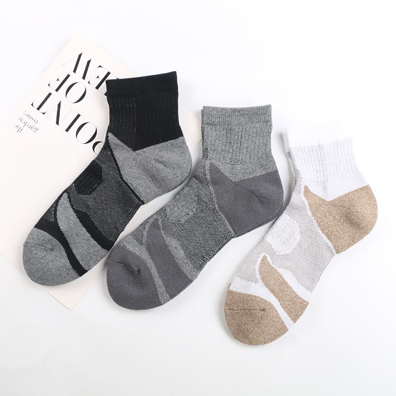 Chaussettes fonctionnelles en coton éponge pour hommes d'automne et d'hiver