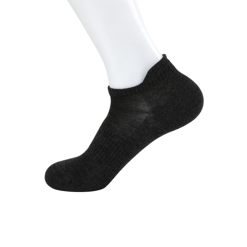 Chaussettes de bateau pour hommes, en fibre de bambou Ultra-fine, à la mode, avec languette anti-frottement, unies, cousues à la main