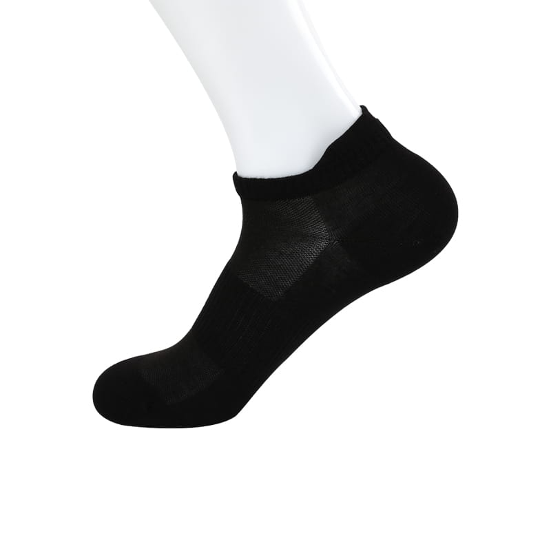 Chaussettes de bateau pour hommes, en fibre de bambou Ultra-fine, à la mode, avec languette anti-frottement, unies, cousues à la main