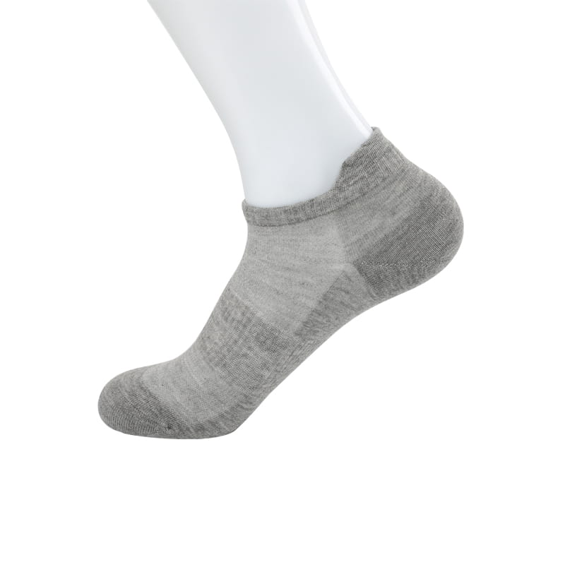 Chaussettes de bateau pour hommes, en fibre de bambou Ultra-fine, à la mode, avec languette anti-frottement, unies, cousues à la main