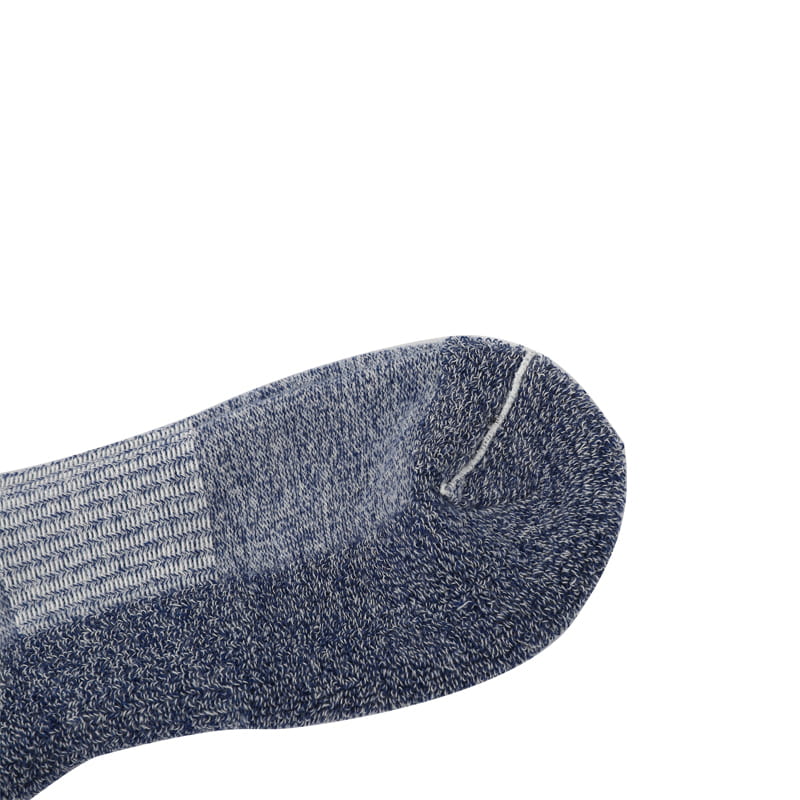 100% coton éponge décontracté bande horizontale fleur semelle fonction de compression sport homme chaussettes