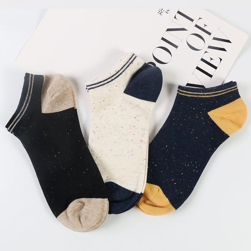 Chaussettes en coton peigné pour hommes, robe de printemps, vente en gros