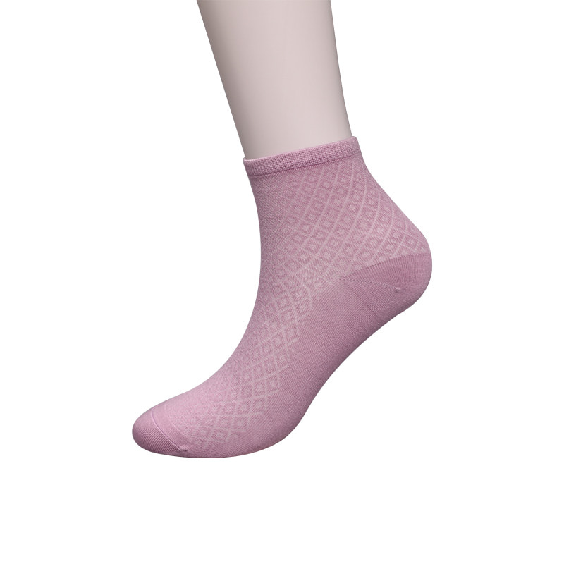 Sac en nylon et fibre de bambou souple, chaussettes fines et décontractées en petits diamants pour femmes, chaussettes cousues à la main pour femmes WSD1689