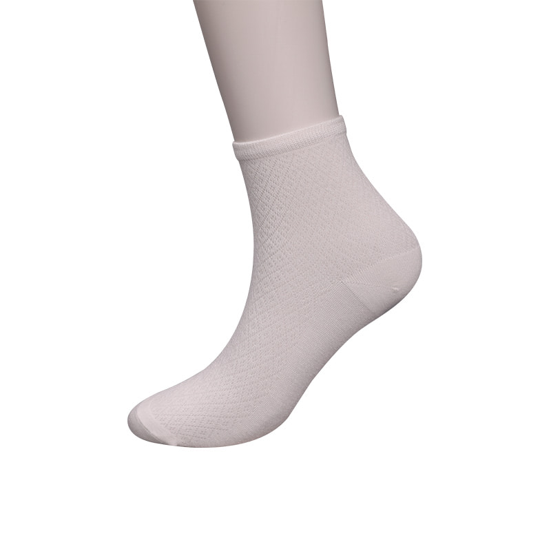 Sac en nylon et fibre de bambou souple, chaussettes fines et décontractées en petits diamants pour femmes, chaussettes cousues à la main pour femmes WSD1689