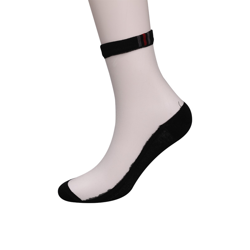 Mode décontracté printemps et été bas en coton bas pour hommes Luokou fleurs à rayures verticales semelles antidérapantes fraîches bas pour hommes WSD2711