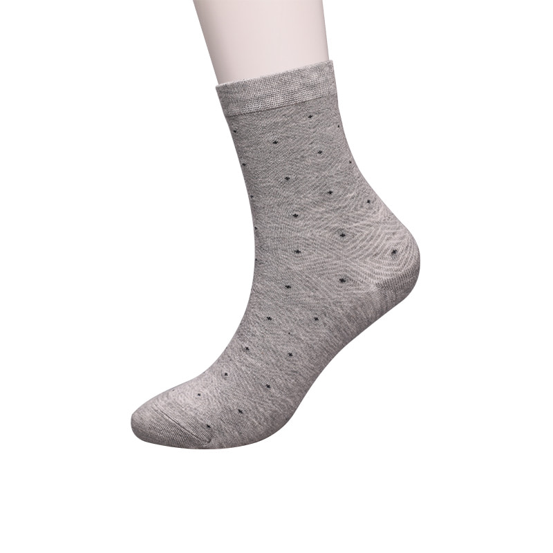 Nylon de soie filé doux enveloppé d'ammoniac, chaussettes jacquard à petits points invisibles en forme de diamant cousues à la main pour hommes épais d'hiver WSD2851