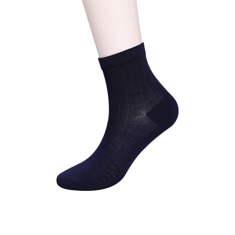 Chaussettes décontractées pour hommes, Collection modale, cercle, rayures verticales, fleurs, douces, cousues à la main, WSD2802