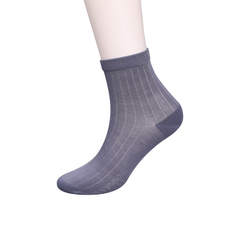 Chaussettes décontractées pour hommes, Collection modale, cercle, rayures verticales, fleurs, douces, cousues à la main, WSD2802