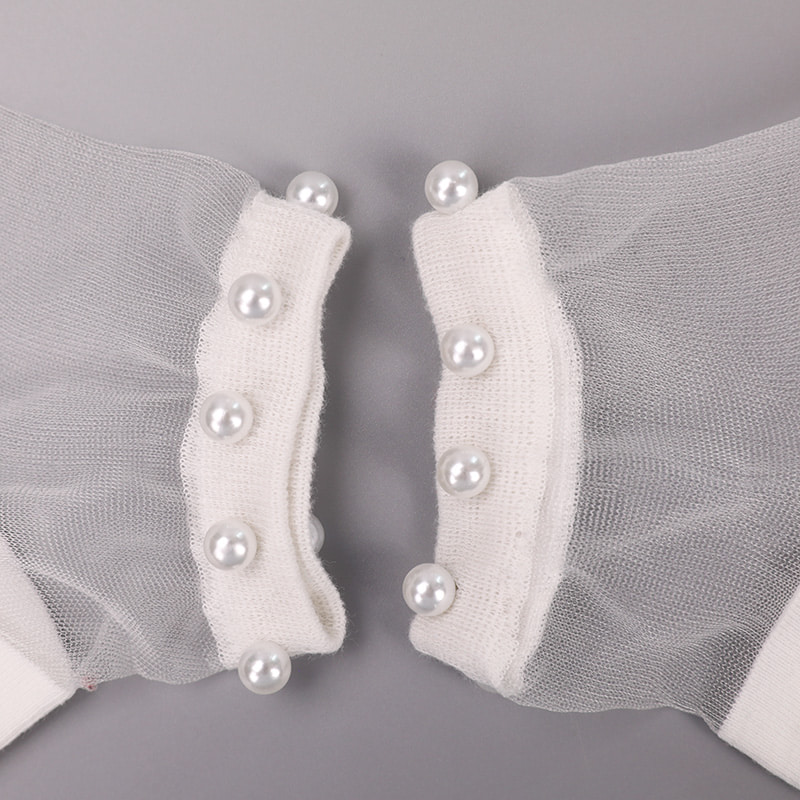 Mode nylon transparent soie coton bas femmes bateau chaussettes haut perle verre cristal soie femmes bateau chaussettes WSD1288