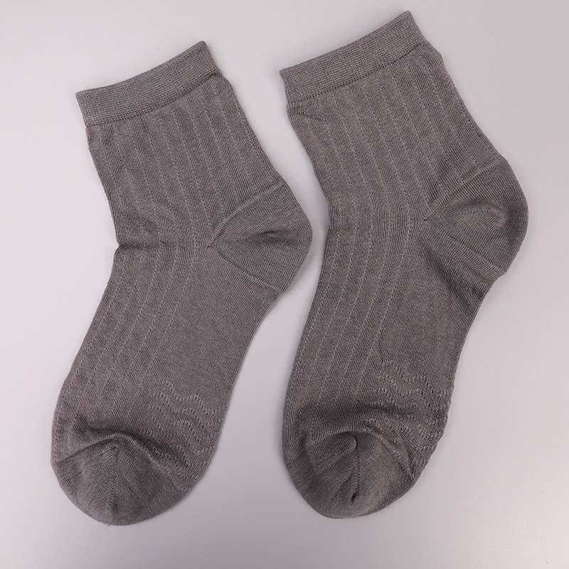 Chaussettes décontractées pour hommes, Collection modale, cercle, rayures verticales, fleurs, douces, cousues à la main, WSD2802