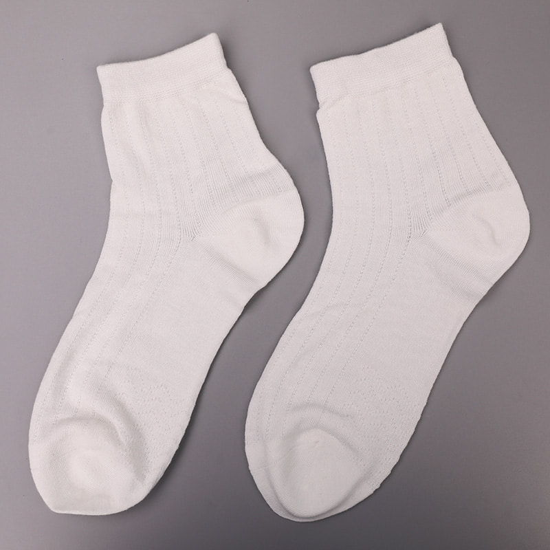 Chaussettes décontractées pour hommes, Collection modale, cercle, rayures verticales, fleurs, douces, cousues à la main, WSD2802