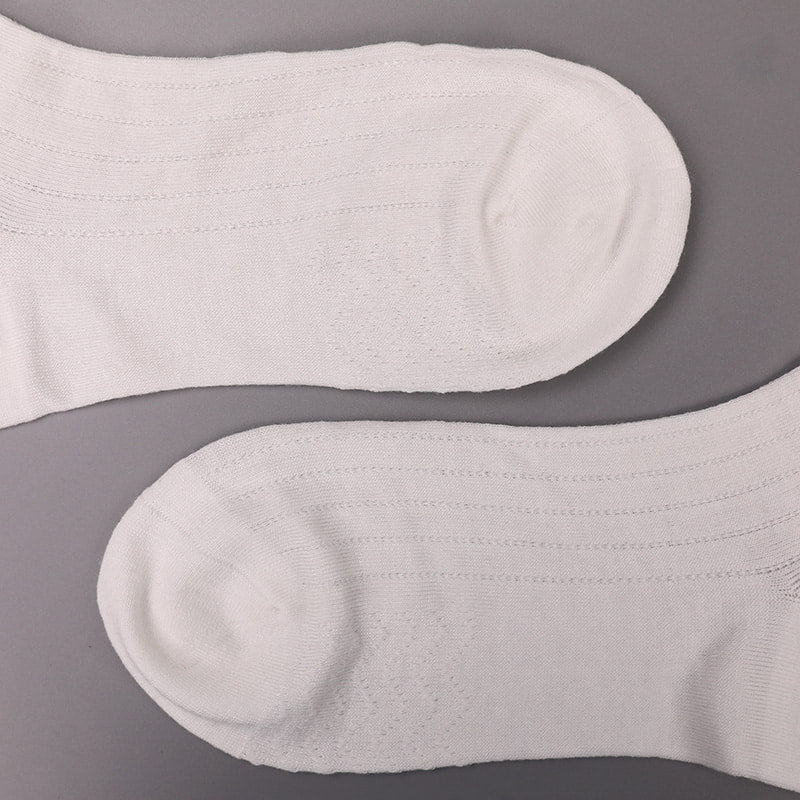 Chaussettes décontractées pour hommes, Collection modale, cercle, rayures verticales, fleurs, douces, cousues à la main, WSD2802