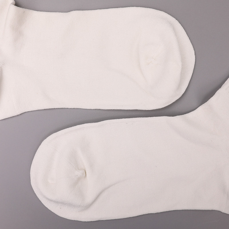 Nylon de soie filé doux recouvert d'ammoniaque 2 bandes horizontales et chaussettes femme renforcées cousues main WSD1536