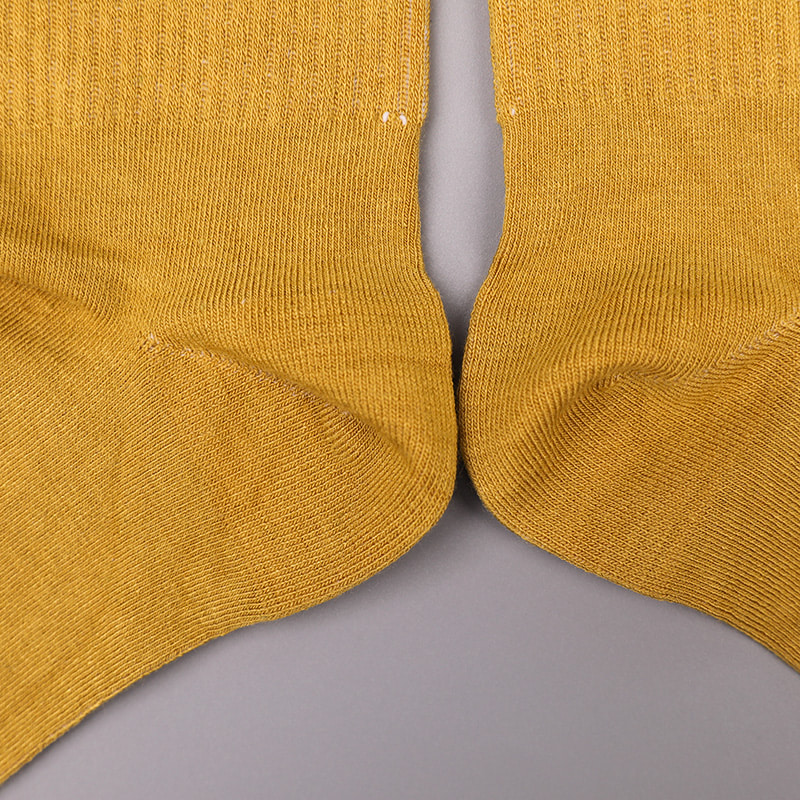 Nylon de soie filé doux recouvert d'ammoniaque 2 bandes horizontales et chaussettes femme renforcées cousues main WSD1536