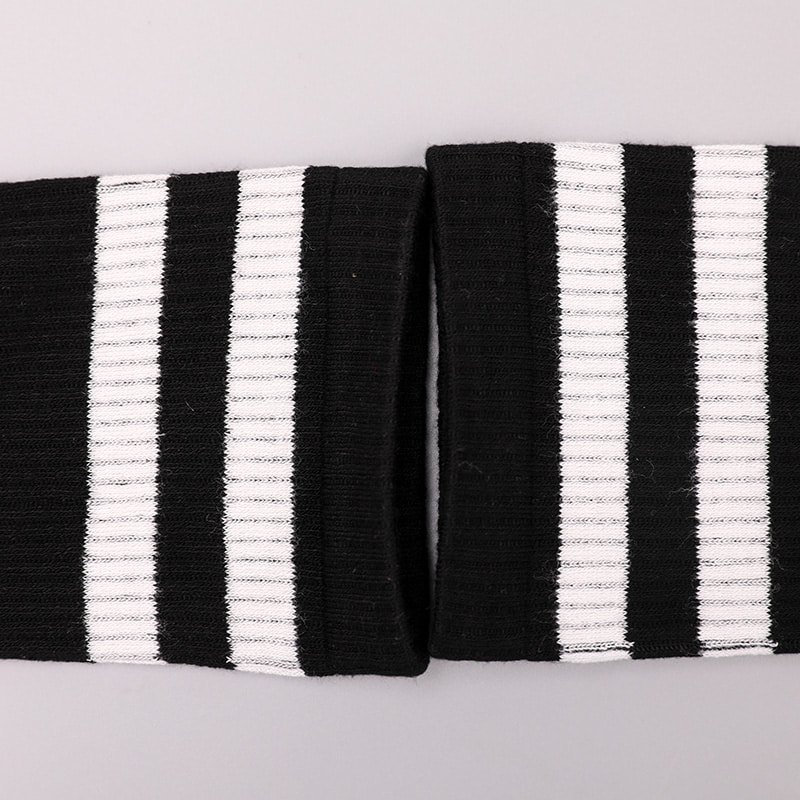 Nylon de soie filé doux recouvert d'ammoniaque 2 bandes horizontales et chaussettes femme renforcées cousues main WSD1536